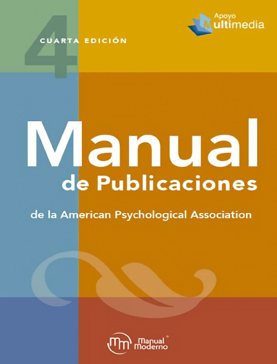 Manual de Publicaciones de la American Psychological Association (APA) en su cuarta edición